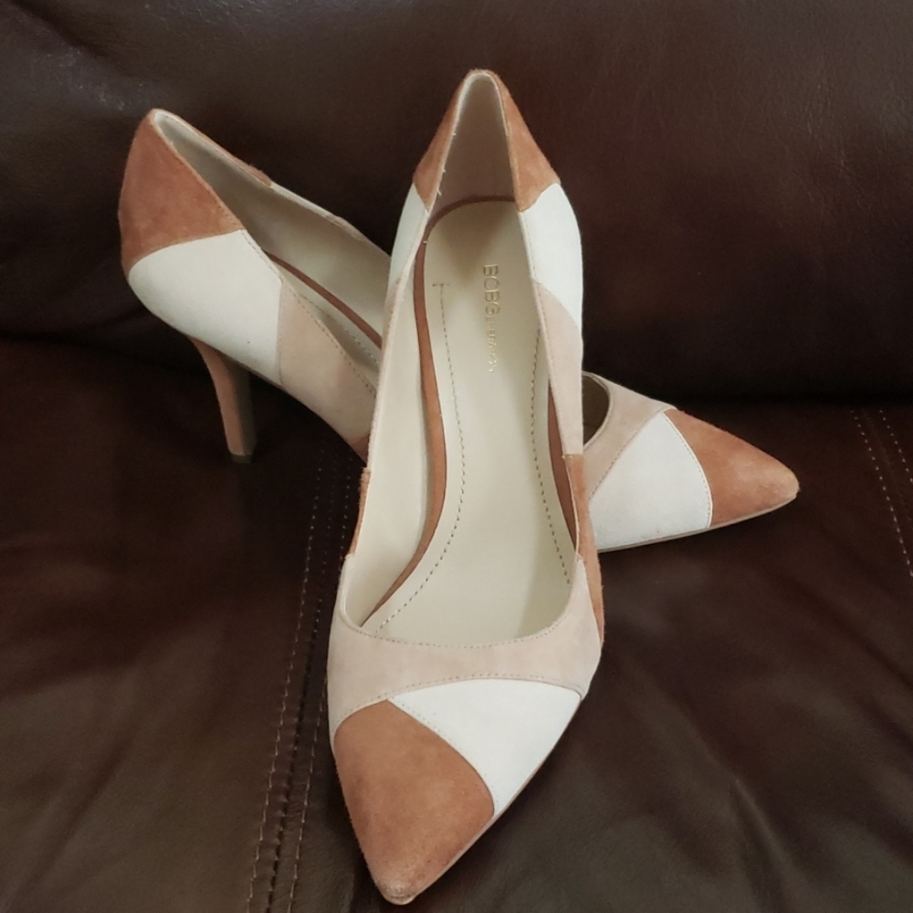 Bcbgeneration Leather Multi-Brown Patchwork Shoes - image 1